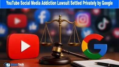 YouTube Social Media Addiction Lawsuit Settled Privately by Google news banner for NogenTech.
