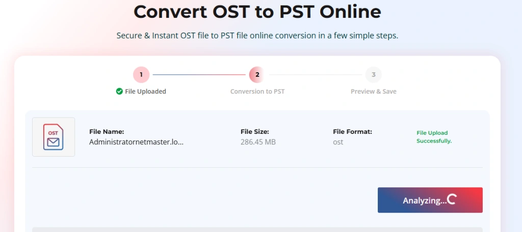 convert ost to pst online