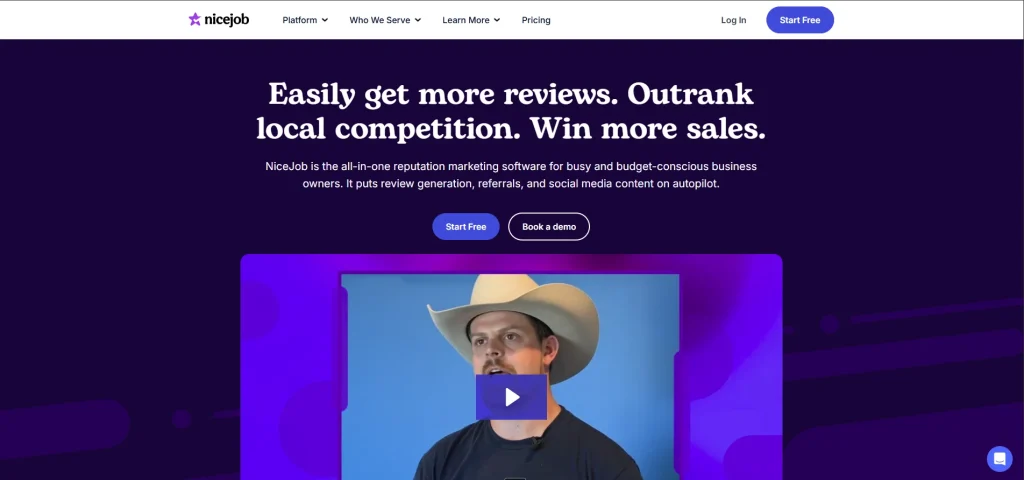 Screenshot of NiceJob