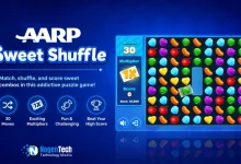 AARP Sweet Shuffle game banner for NogenTech.