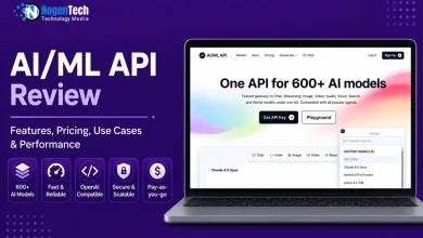 AI/ML API review highlighting features, pricing, performance, OpenAI compatibility, and access to 600+ AI models.