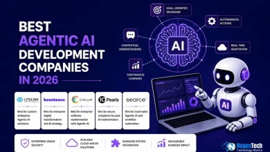 Best Agentic AI Development Companies in 2026 industry guide banner for NogenTech.