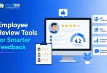 Employee Review Tools for Smarter Feedback guide banner for NogenTech.