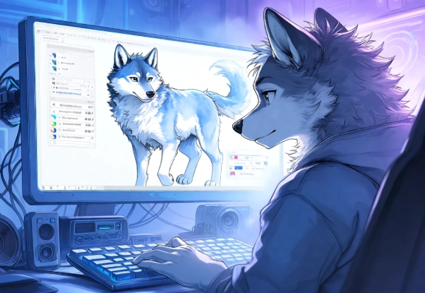Furry AI Art