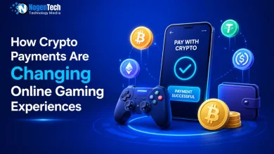 How Crypto Payments Are Changing Online Gaming Experiences feature banner for NogenTech.