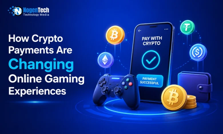 How Crypto Payments Are Changing Online Gaming Experiences feature banner for NogenTech.