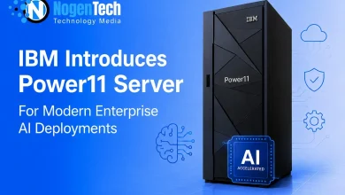IBM Power11 Server for Enterprise AI Operations banner for NogenTech.