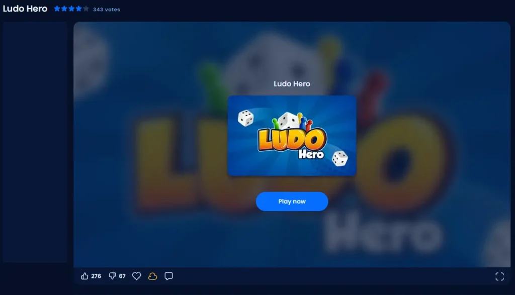 Screenshot of Ludo Hero on Gamepix