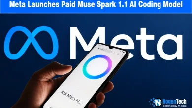 Meta Launches Paid Muse Spark 1.1 AI Coding Model news banner for NogenTech.