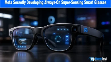 Meta Secretly Developing Always-On Super-Sensing Smart Glasses news banner for NogenTech.
