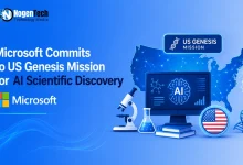 Microsoft commits to US Genesis Mission for AI scientific discovery banner for NogenTech.