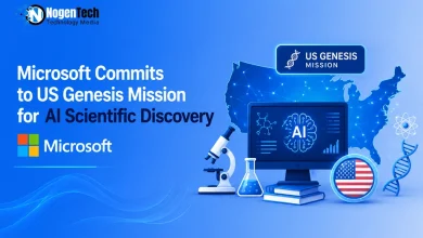 Microsoft commits to US Genesis Mission for AI scientific discovery banner for NogenTech.