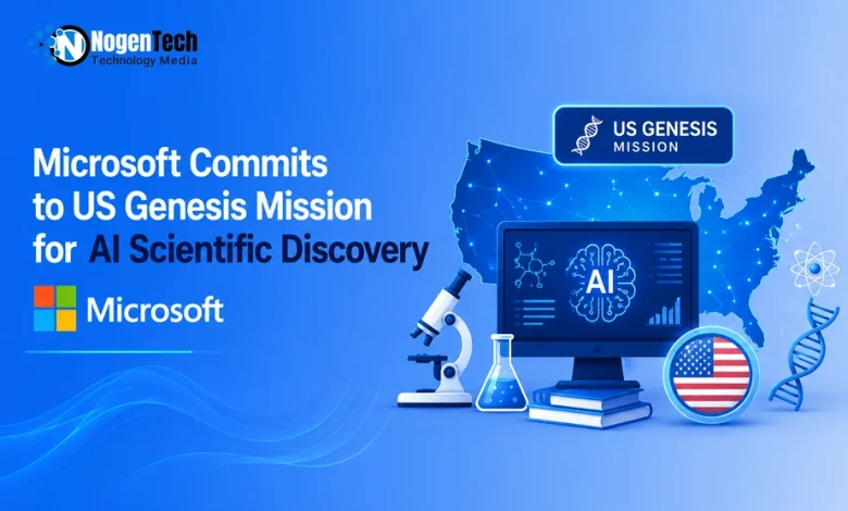 Microsoft commits to US Genesis Mission for AI scientific discovery banner for NogenTech.