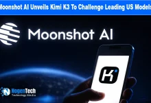Moonshot AI Kimi K3 chatbot interface on a smartphone screen.