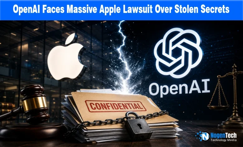OpenAI Faces Massive Apple Lawsuit Over Stolen Secrets feature image for NogenTech.