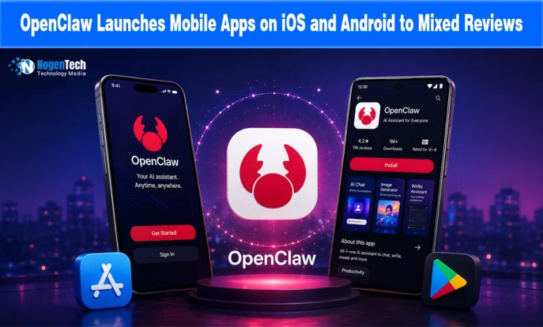 OpenClaw Launches Mobile Apps on iOS and Android to Mixed Reviews news banner for NogenTech.