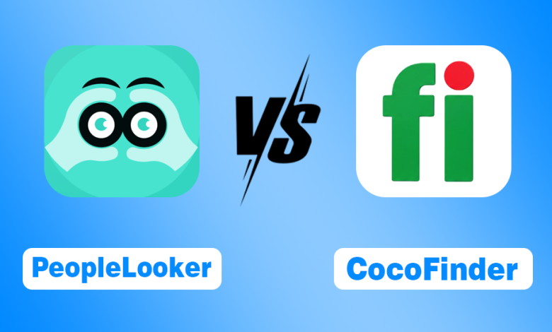 PeopleLooker vs CocoFinder comparison banner for NogenTech.