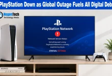 PlayStation Network outage banner for NogenTech.