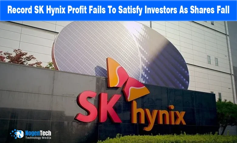SK Hynix headquarters building with company logo display.