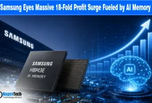 Samsung Eyes Massive 18-Fold Profit Surge Fueled by AI Memory news banner for NogenTech.