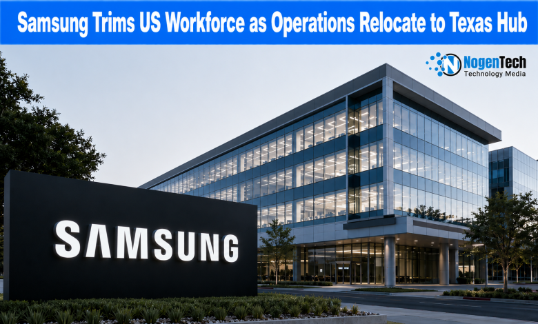 Samsung Cuts US Jobs news banner for NogenTech.