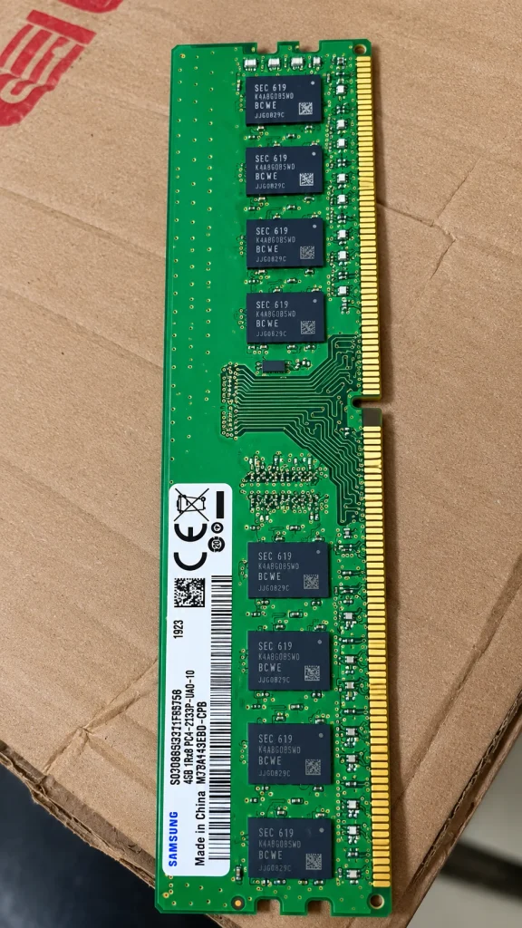 Pic of Samsung RAM Stick | Image Credit: NogenTech 