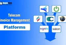 Top telecom invoice management platforms graphic for NogenTech.