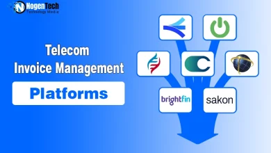 Top telecom invoice management platforms graphic for NogenTech.
