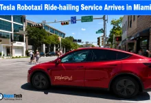 Tesla Robotaxi Ride-hailing Service Arrives in Miami news banner for NogenTech.