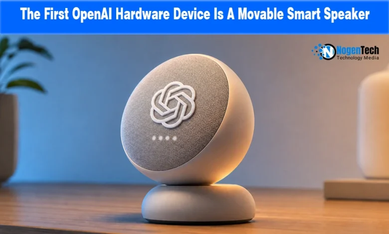 First OpenAI smart speaker hardware device news banner for NogenTech.