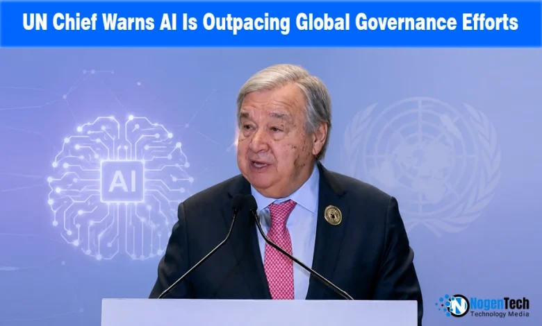 UN Chief Warns AI Is Outpacing Global Governance Efforts news banner for NogenTech.