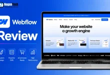 Webflow Review banner for NogenTech.