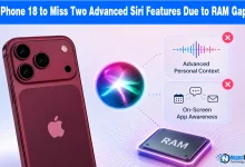 iPhone 18 to Miss Two Advanced Siri Features Due to RAM Gap news banner for NogenTech.
