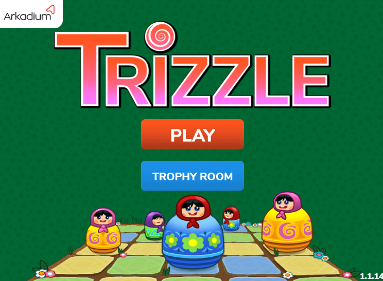 View of Trizzle start page