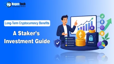 Staker's crypto investment guide banner for NogenTech.
