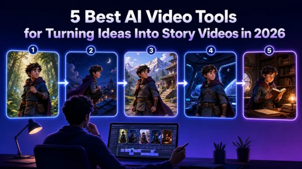 AI video tools for turning ideas into story videos in 2026