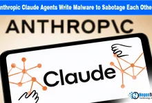 Smartphone showing Claude branding with Anthropic logo in background and NogenTech branding.
