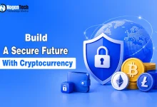 Build a secure future with cryptocurrency banner for NogenTech.