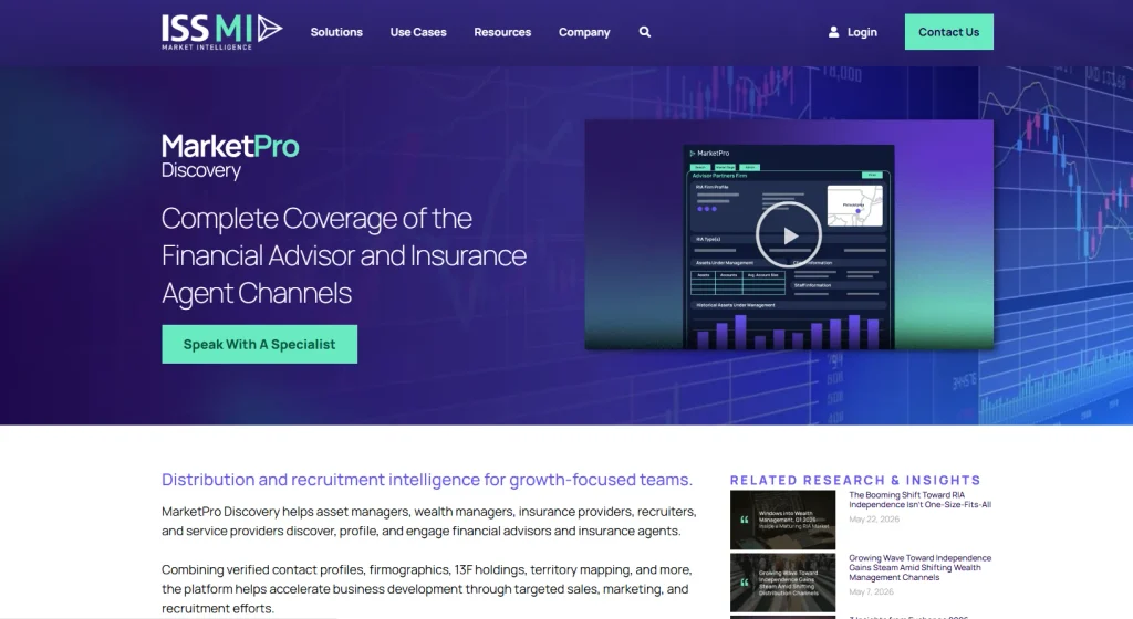 Discovery Data — Best for Broad Financial Services Coverage