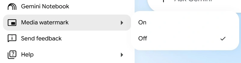 Gemini Watermark Toggle