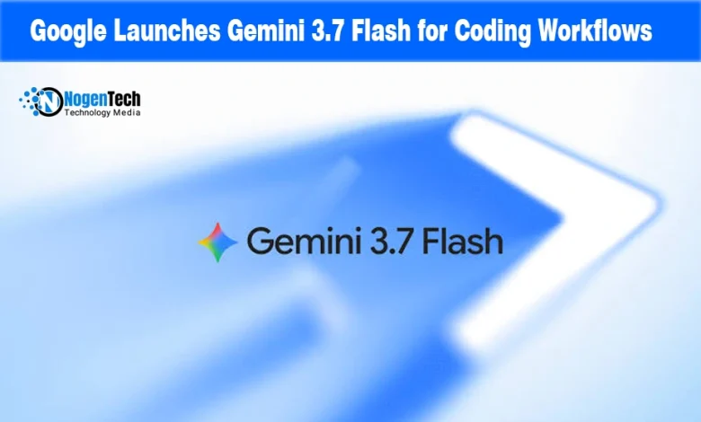 Gemini 3.7 Flash logo with NogenTech branding.