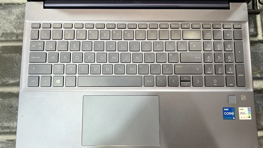 Picture of my HP Pavilion Keyboard
