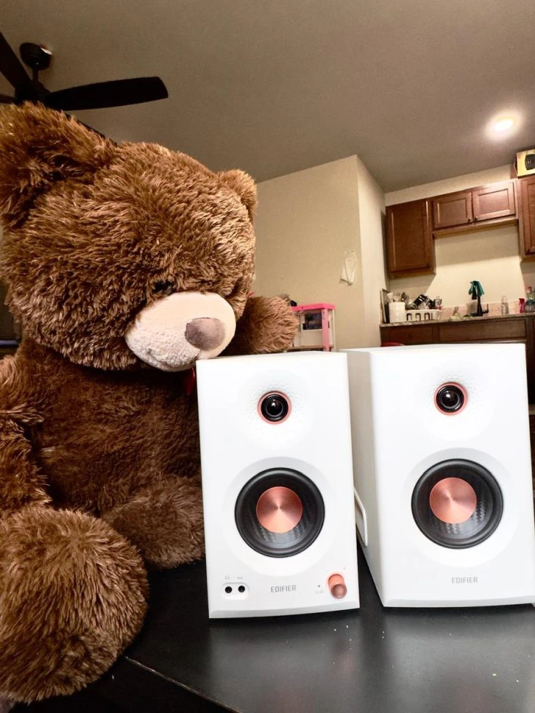 It isn't the kind of speaker you casually place on a desk and forget about. The larger cabinets meant I had to rethink my desk setup slightly, but once everything was in place, they looked right at home.