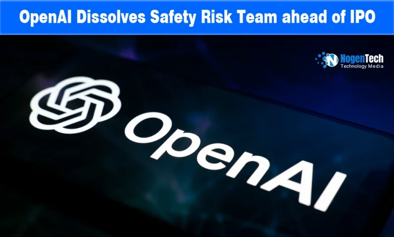 OpenAI logo glowing on a smartphone screen with NogenTech branding.
