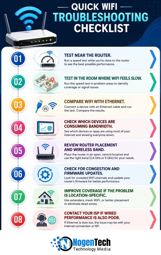 Quick wifi Troubleshooting Checklist