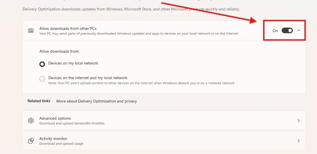 Turn off microsoft store app updates