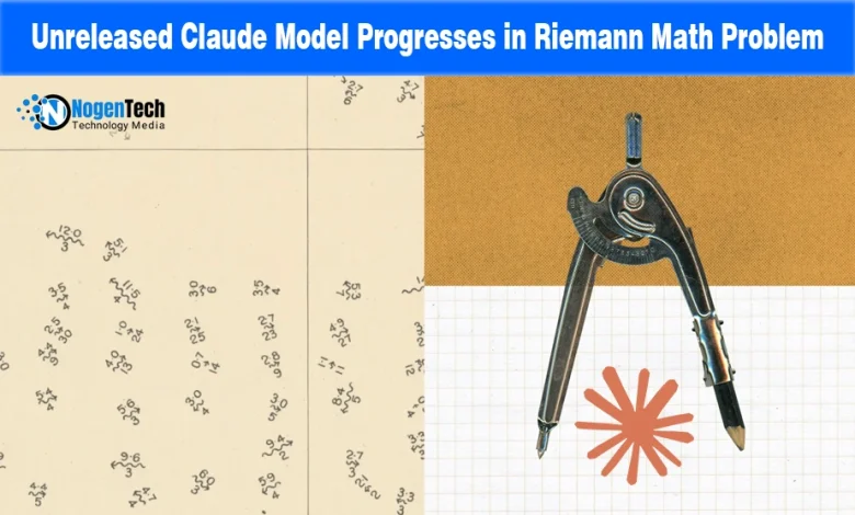 Mathematical notes alongside a drafting compass on grid paper.