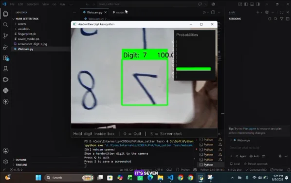 Digit recognition system made by Abdullah Zia | Image Credit: NogenTech