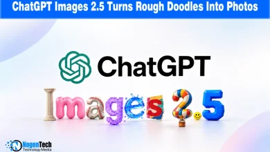 ChatGPT logo over colorful 3D artistic typography spelling out Images 2.5.