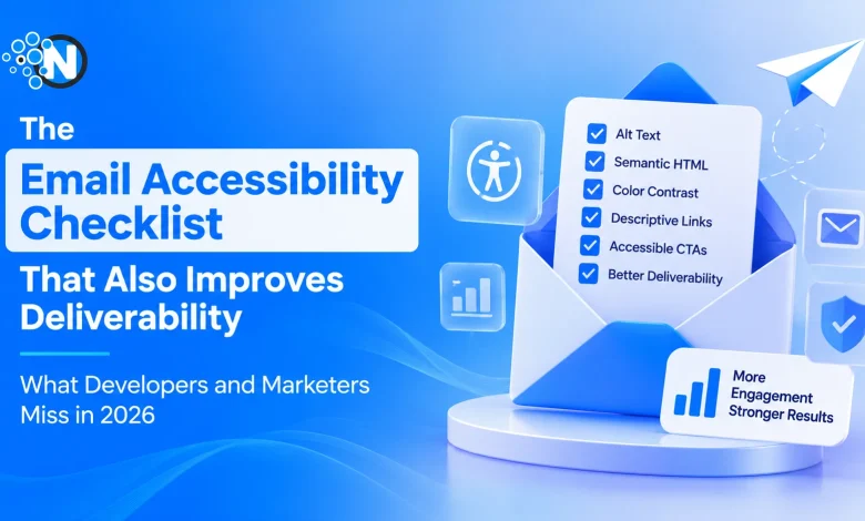 Email accessibility checklist for better email deliverability in 2026